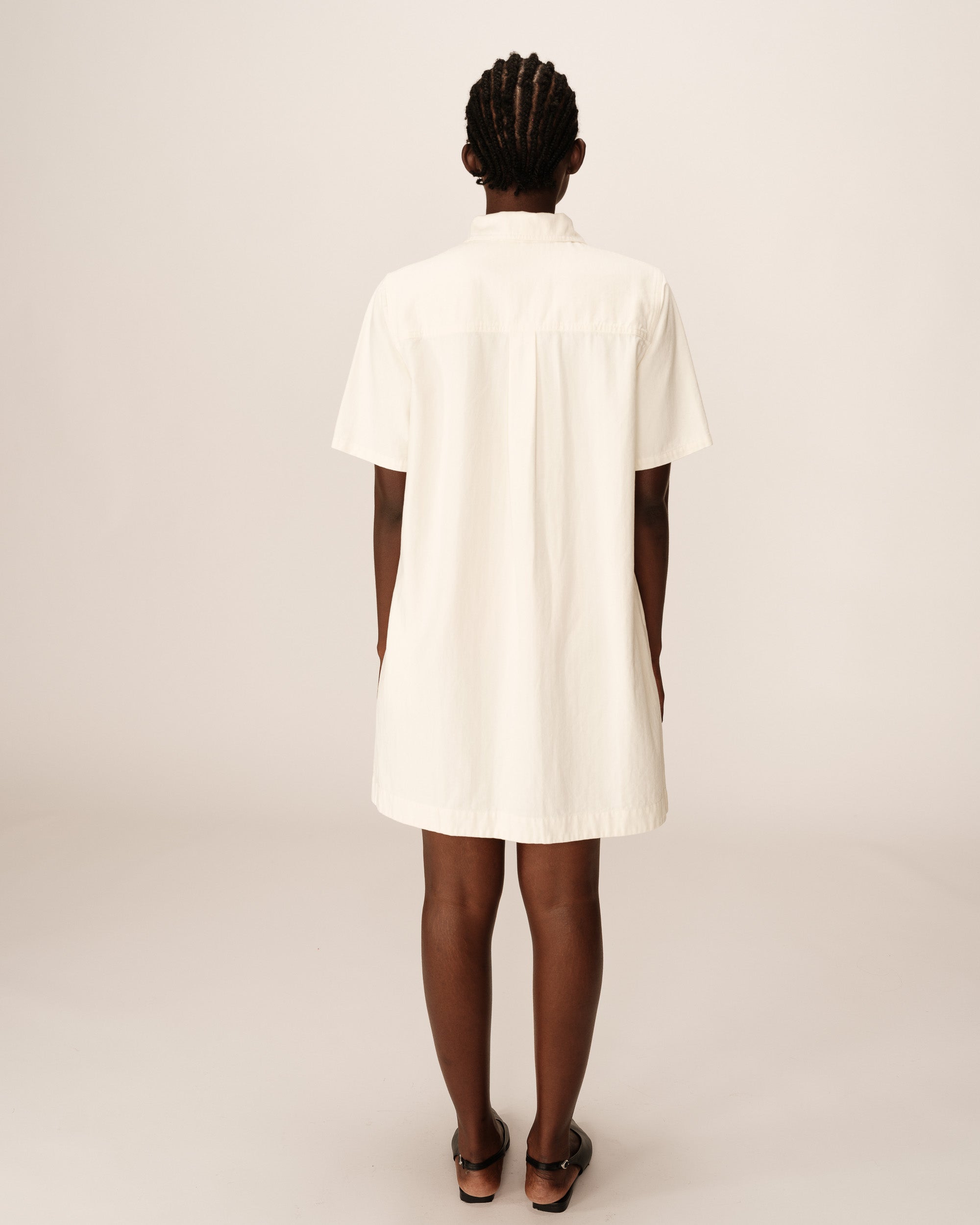 Philine Short Dress - Ecru