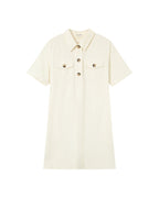 Philine Short Dress - Ecru