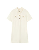 Robe Courte Philine - Ecru