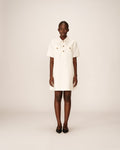 Philine Short Dress - Ecru