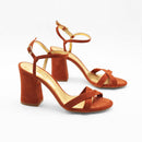 Flordeasoka - Philippa 9 Terracota Heeled Shoes - Brown
