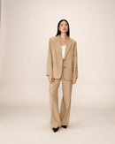 Blazer recto de dos botones Philippe beige