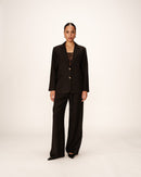 Blazer recto de dos botones negro Philippe