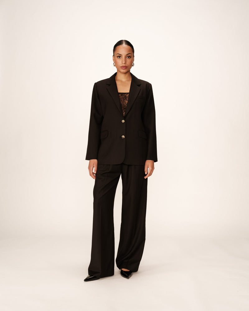 Blazer recto de dos botones negro Philippe
