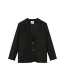 Blazer recto de dos botones negro Philippe