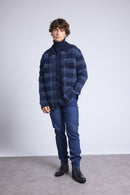 Surchemise A Carreaux Philly - Bleu Marine Et Indigo - Homme