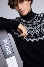 Pull Ski Phoenix - Noir Gris - Homme