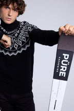 Pull Ski Phoenix - Noir Gris - Homme