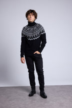 Pull Ski Phoenix - Noir Gris - Homme