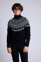 Pull Ski Phoenix - Noir Gris - Homme
