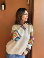 Pull Boho - Ecru