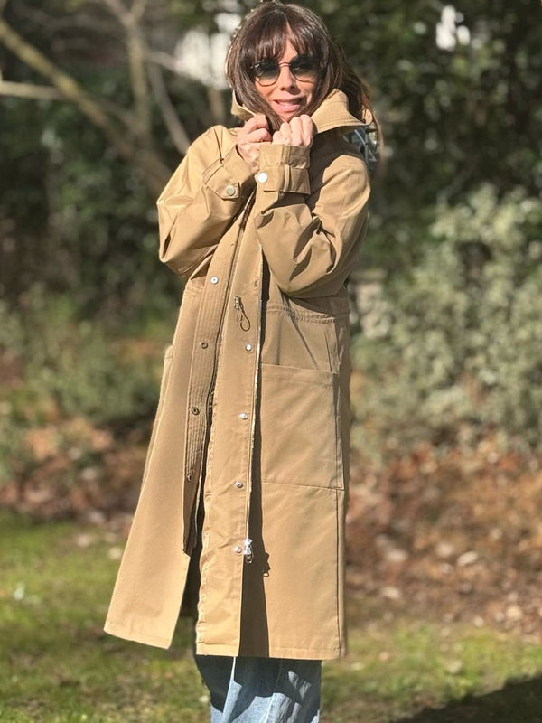 Dylan Trench Coat - Beige