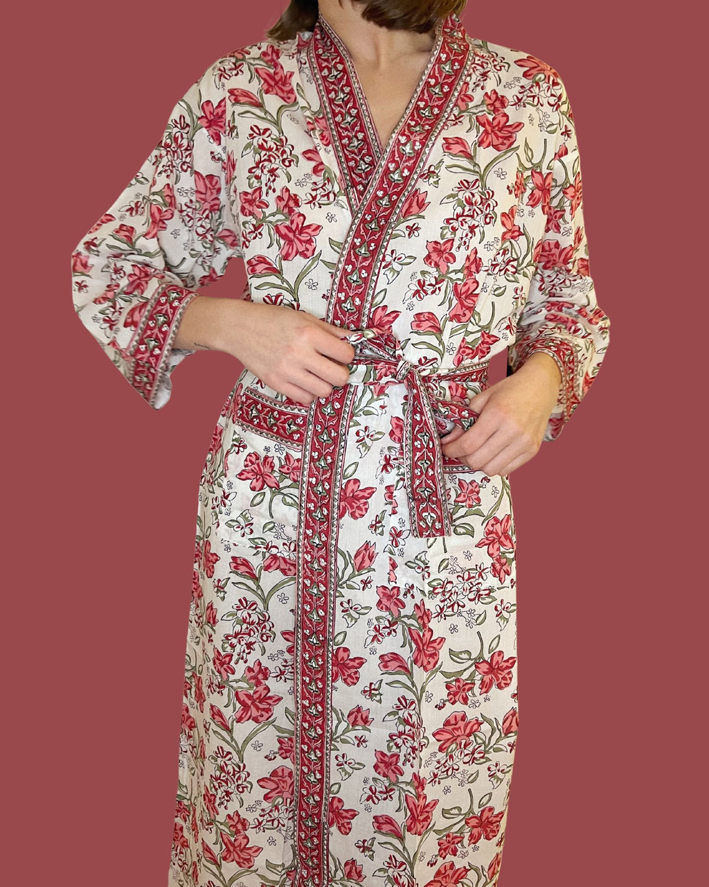 kimono de madrás