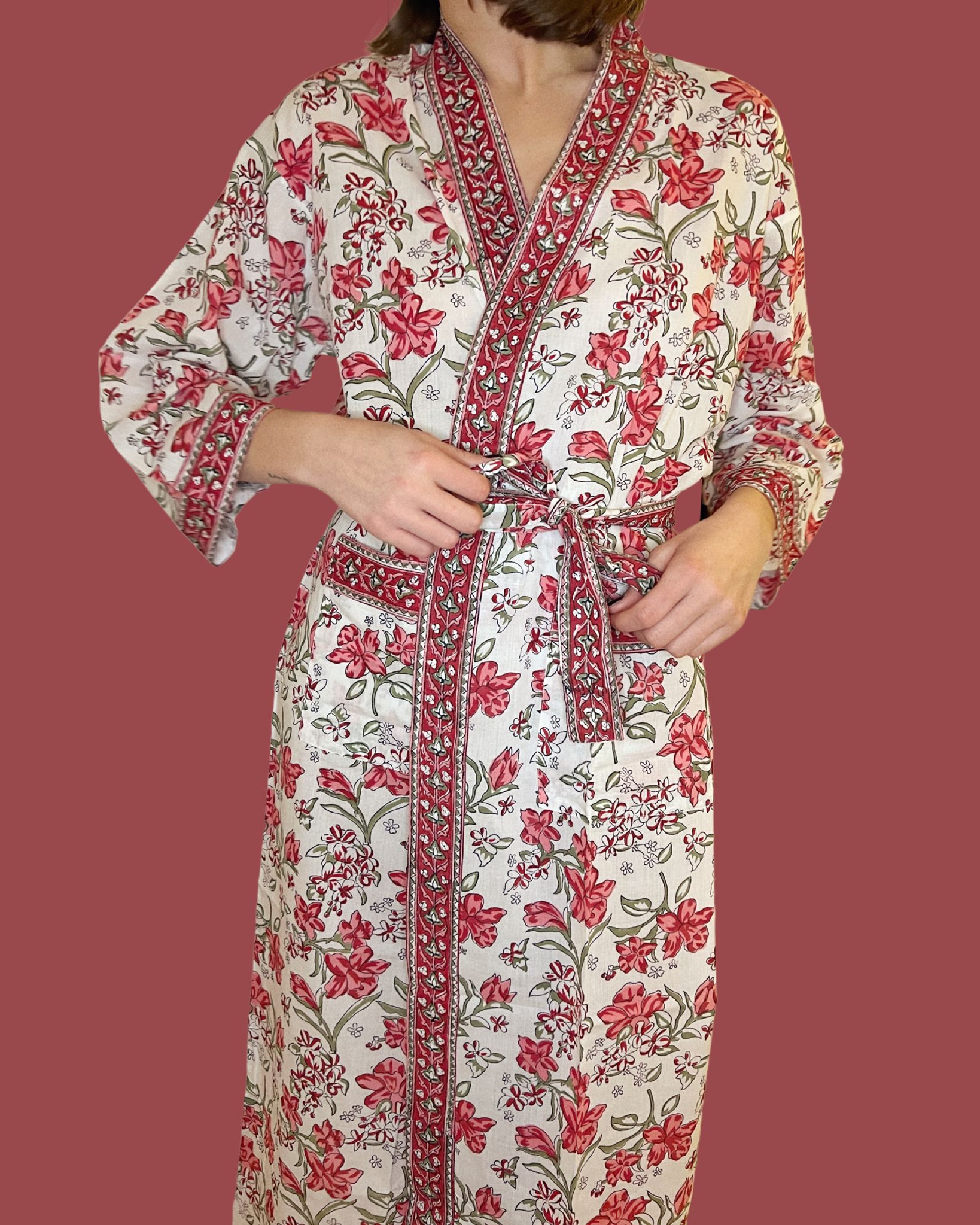 kimono de madrás