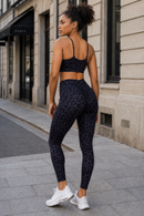 Legging Azalée - Panthère Violet