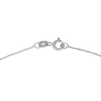 "Croix Croyance" White Gold Pendant 375/1000
