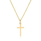 Colgante "Cruz Creencia" - Oro amarillo 375/1000