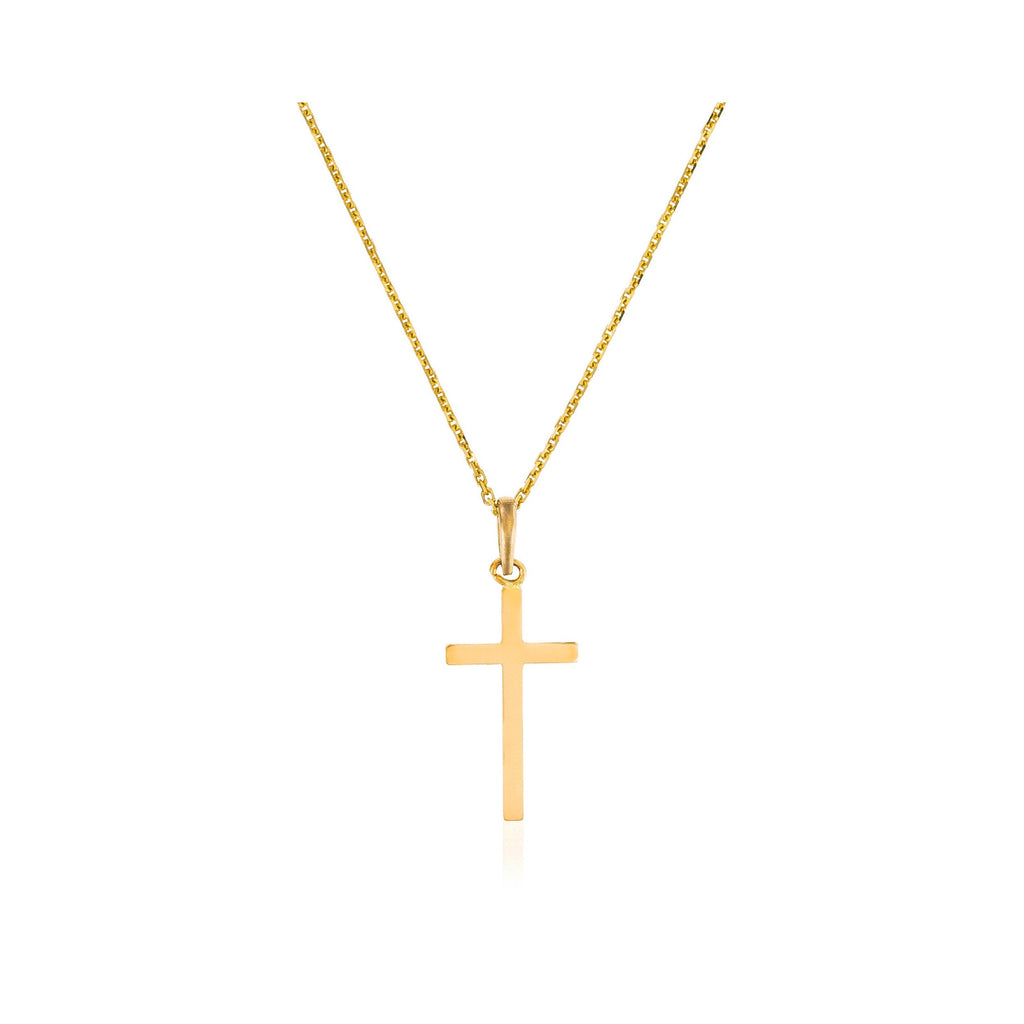 Pendentif " Croix Croyance" Or Jaune 375/1000