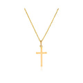 "Cross of Belief" Pendant in 375/1000 Yellow Gold