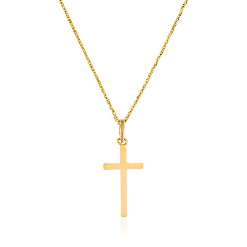 Pendentif "Croix Croyance" - Or Jaune 375/1000