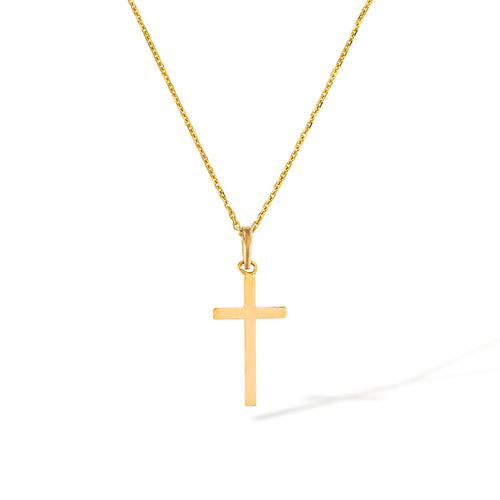 Pendentif " Croix Croyance" Or Jaune 375/1000