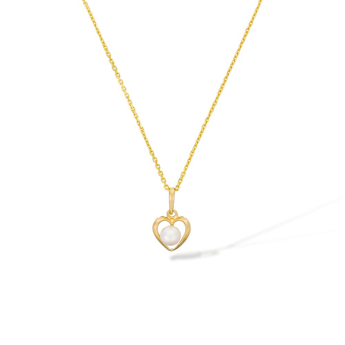 Pendentif "Lova Pearl" Or Jaune 375/1000 Perle Blanche