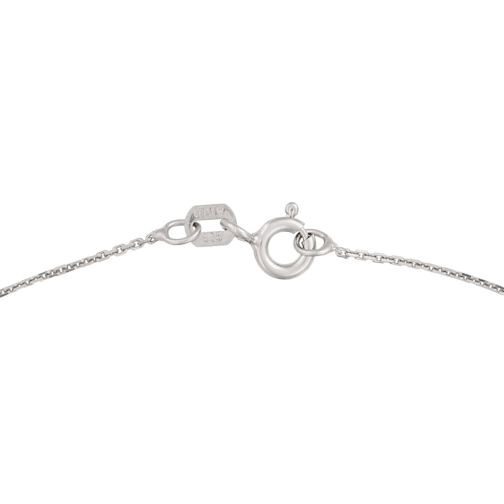 “Splendor” Pendant – 375/1000 White Gold And Zirconium