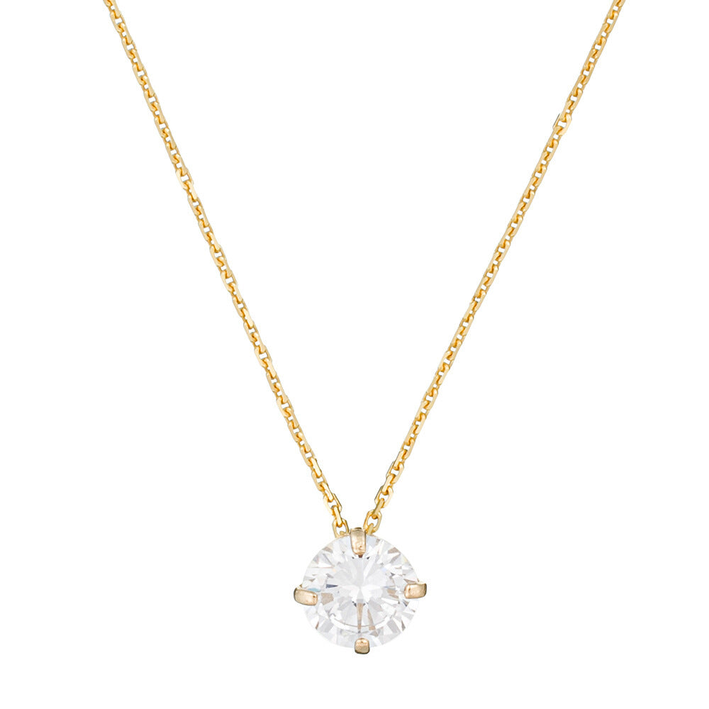 Pendentif "Splendeur" - Or Jaune 375/1000 Et Zirconium