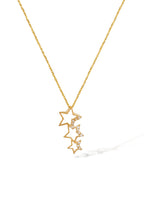 Pendentif "Constellation" Or Jaune 375/1000 Et Zirconium