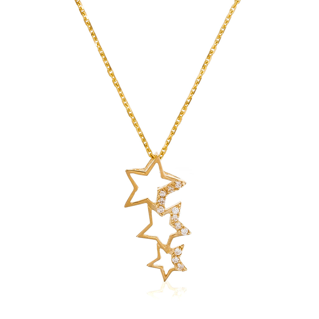Colgante "Constellation" - Oro Amarillo 375/1000 Y Circonio