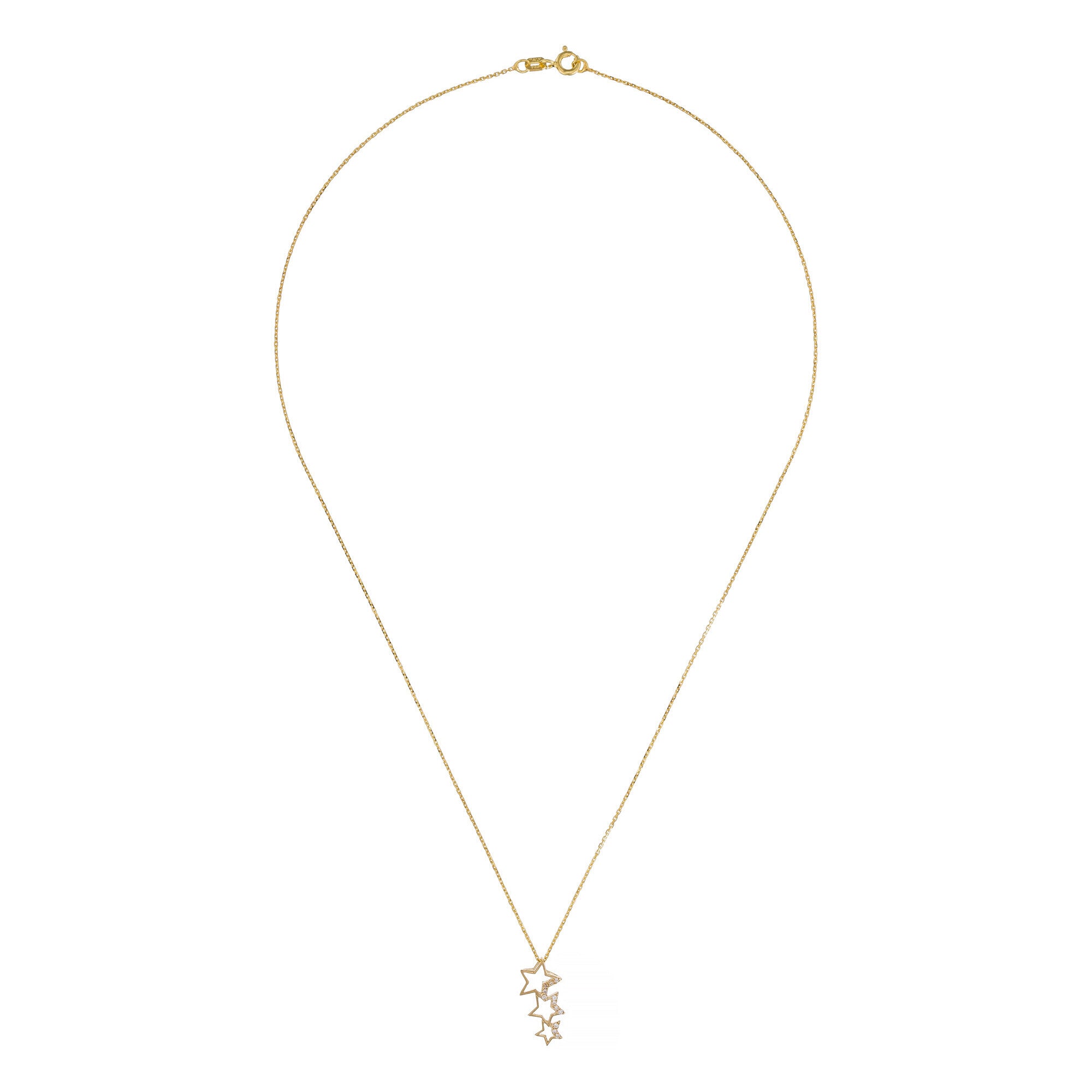 Colgante "Constellation" - Oro Amarillo 375/1000 Y Circonio