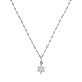 Pendentif "Le Messager Blanc" Or Blanc 375/1000 Et Zirconium
