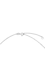 Pendentif "Gentil" Or Blanc 375/1000 Et Zirconium