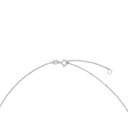 Pendentif "Phenix" Or Blanc 375/1000 Perle Blanche et Zirconium
