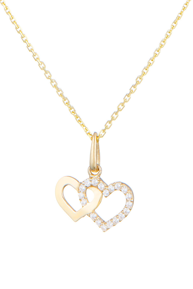 Colgante “Enlace Moi” Oro amarillo 375/1000 y Circonio
