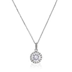 Pendentif "Merveilleux" Or Blanc 375/1000