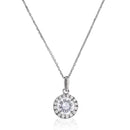 Pendentif "Merveilleux" Or Blanc 375/1000