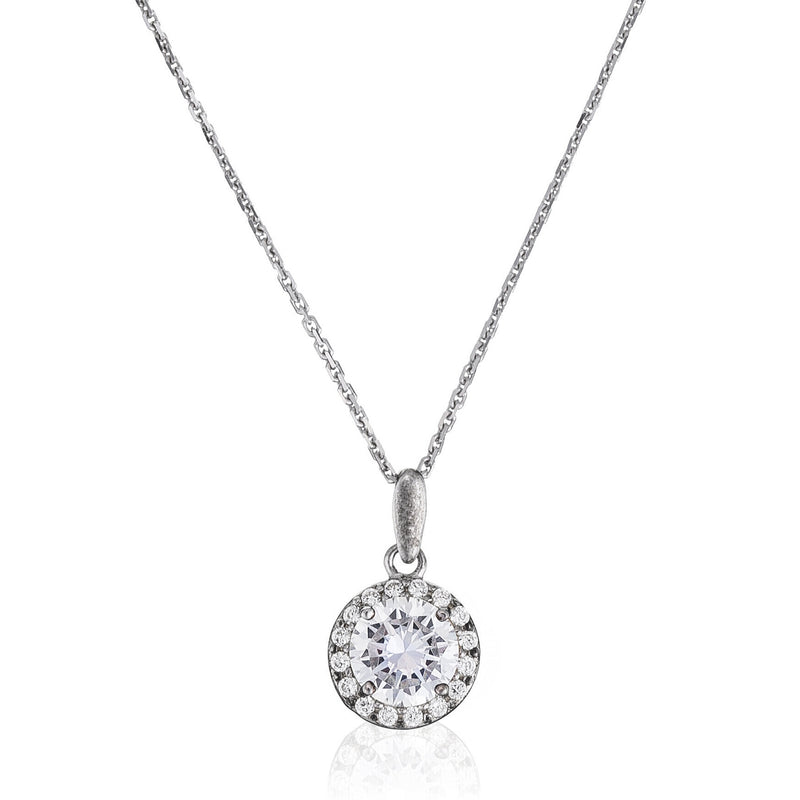 Pendentif "Merveilleux" Or Blanc 375/1000