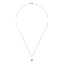 Pendentif "Merveilleux" Or Blanc 375/1000