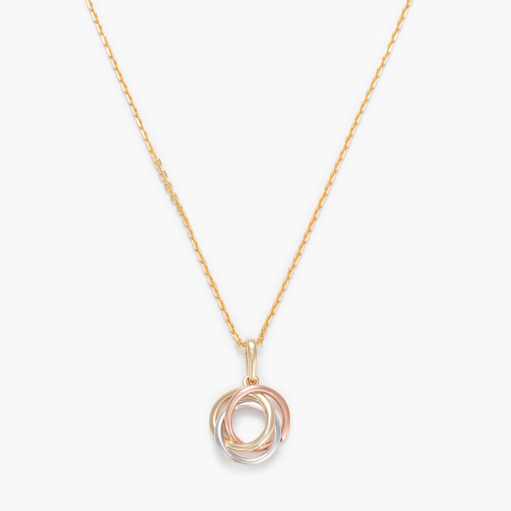 Pendentif "Croisade" Or Tricolore 375/1000