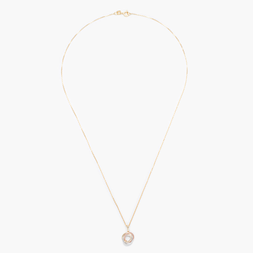 Pendentif "Croisade" Or Tricolore 375/1000