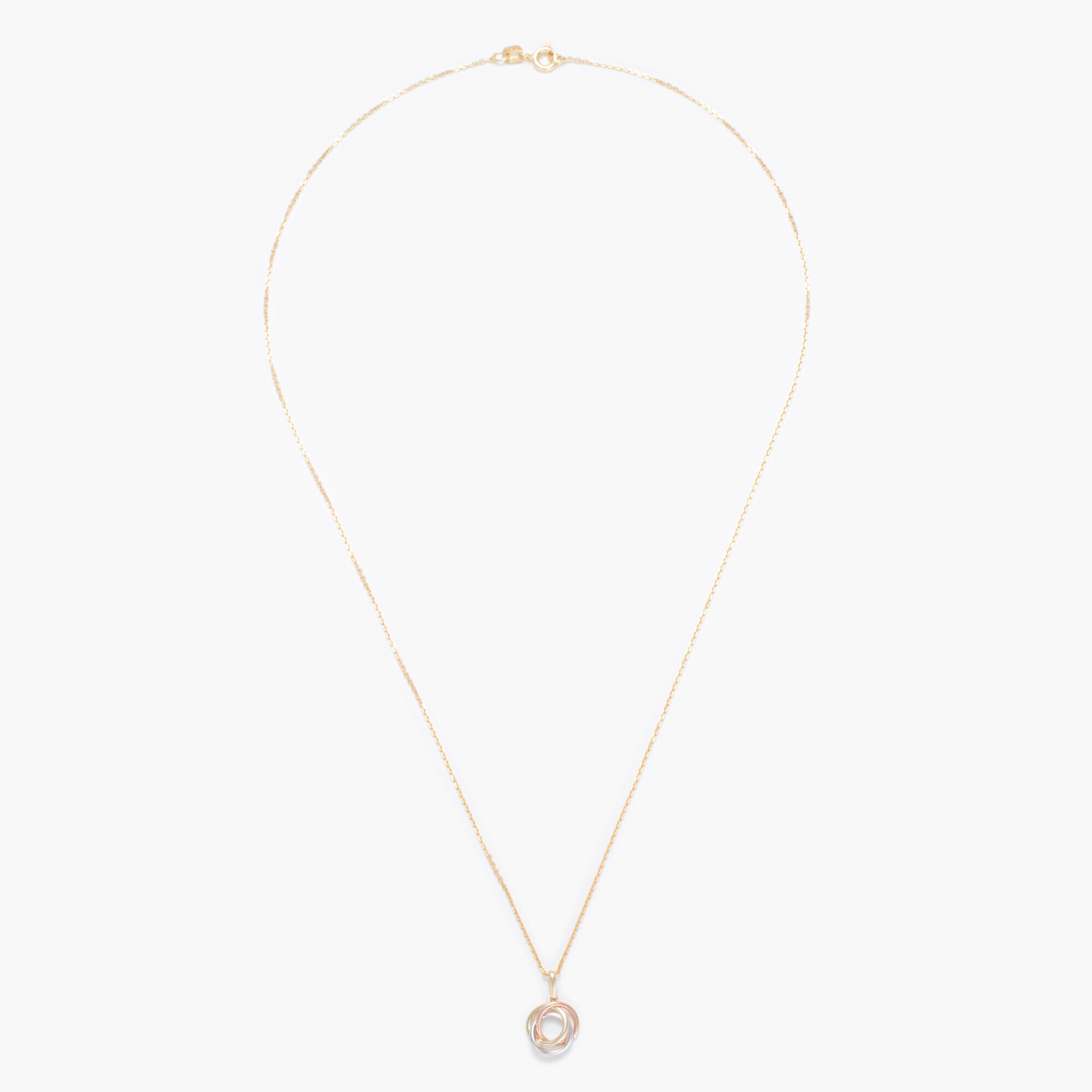 Pendentif "Croisade" Or Tricolore 375/1000