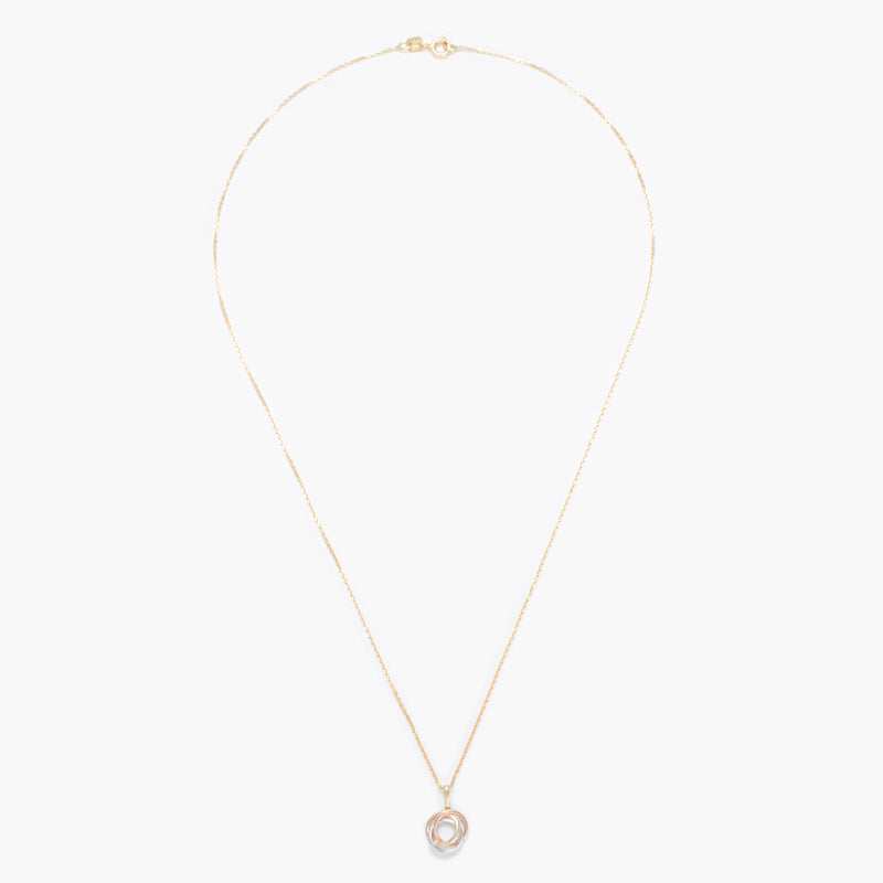 Pendentif "Croisade" Or Tricolore 375/1000