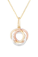 Pendentif "Croisade" Or Tricolore 375/1000