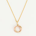 Pendentif "Trianon" Or Bicolore 375/1000