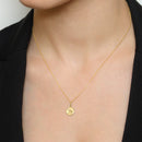 Smooth Astro Pendant "Taurus" - 375/1000 Yellow Gold