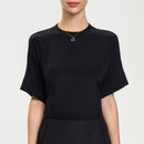 Pendentif "Cercle Trio" Or Tricolore 375/1000