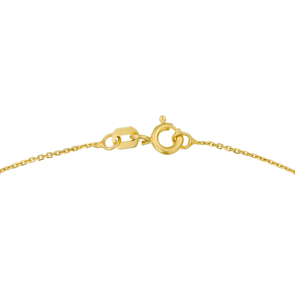 375/1000 Tricolor Gold “Circle Trio” Pendant