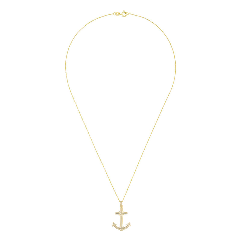 Pendentif "Ancre" Or Jaune 375/1000