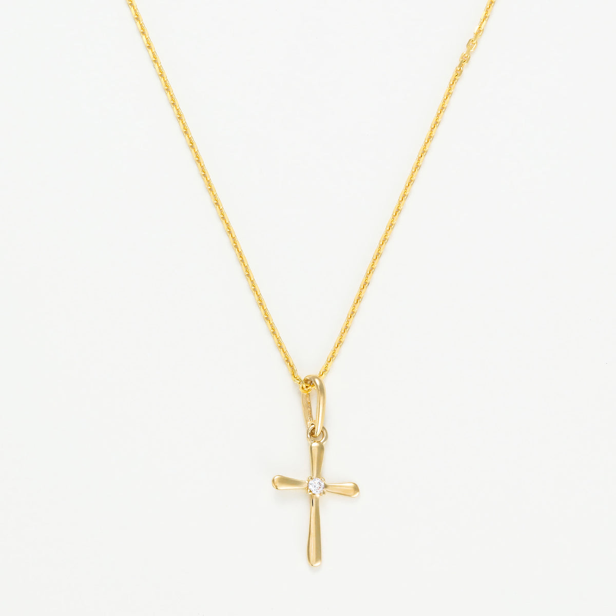 Pendentif "Croix Honneteté" Or Jaune  375/1000 Et Zirconium